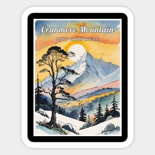 Cranmore Mountain ski New Hampshire Sticker